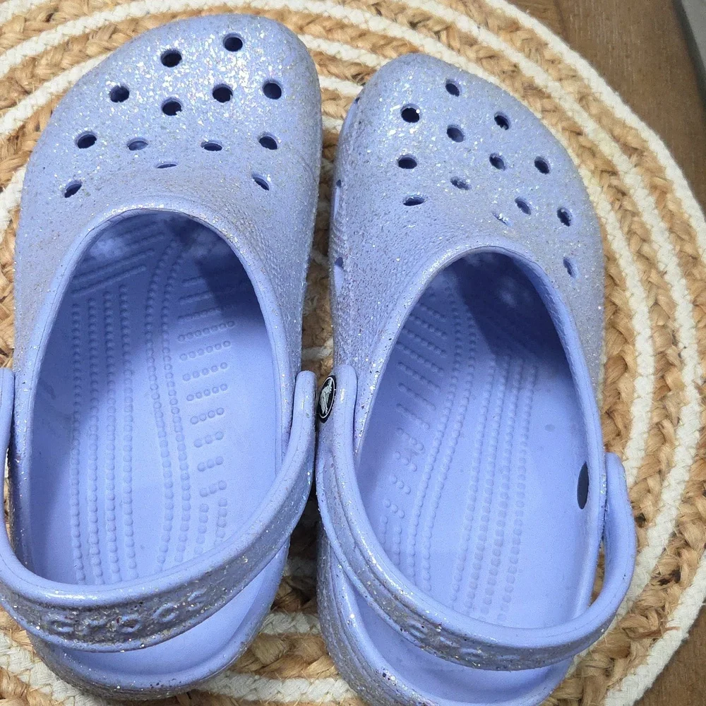 Crocs Iridescent Moon Jelly Classic Clogs - Picture 7 of 10